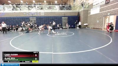 150 lbs Round 5 - Casey Olesen, Individual vs Blake Beal, Hawk Wrestling Club