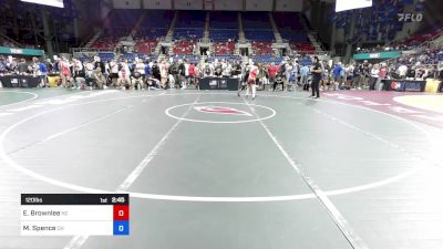 120 lbs Cons 64 #1 - Ethan Brownlee, NC vs Mason Spence, OH