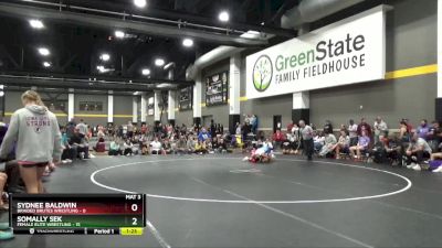 118 lbs Round 1 (16 Team) - Somally Sek, Female Elite Wrestling vs Sydnee Baldwin, Braided Brutes Wrestling