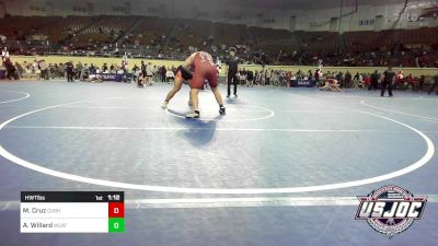 5th Place - Michael Cruz, Cushing Tigers vs Andrew Willard, Weatherford Youth Wrestling