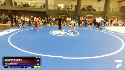 144 lbs Cons. Round 2 - Zachary Posada, CA vs Mason Daily, WA