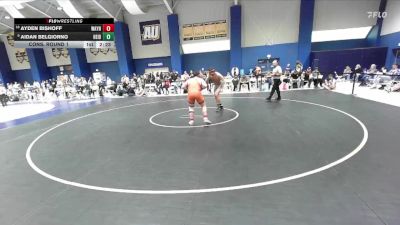 197 lbs Cons. Round 1 - Ayden Bishoff, Waynesburg vs Aidan Belgiorno, Heidelberg