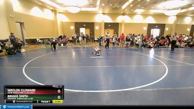 39 lbs Cons. Round 2 - Waylon Cloward, Juab Wrestling Club (JWC) vs Briggs Smith, Fremont Wrestling Club