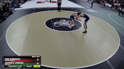 Cons. Round 3 - Dominick Larraga, Shelton vs Jase Roberson, Garden County