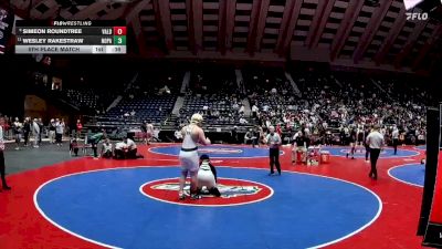 285-6A 5th Place Match - Wesley Rakestraw, North Paulding vs Simeon Roundtree, Valdosta