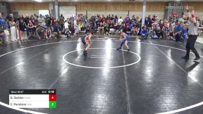 M 66 lbs Consi Of 16 #2 - Gabriel Deibler, Sunbury vs Colton Peretore, Endicott