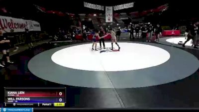 87 lbs Round 2 (8 Team) - Kiana Lien, SCVWA vs Will Parsons, SAWA