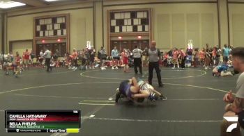 116 lbs Round 1 (4 Team) - Camilla Hathaway, MGW- Bangster Berry vs Bella Phelps, MGW-Radical Skadattle