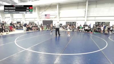 71 lbs Semis (4 Team) - Trig Klingler, Sanderson Wrestling Academy vs Kruz Aguayo, Santas Misfits
