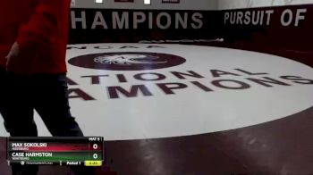 165 lbs Semifinal - Max Sokolski, Augsburg vs Case Harmston, Wartburg
