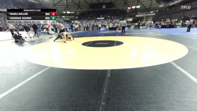Girls 3A 135 lbs Semifinal - Desirae Juarez, Southridge (Girls) vs Marli Miller, White River (Girls)