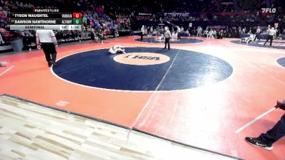 1A 126 lbs Semifinal - Tyson Waughtel, Vandalia vs Dawson Hawthorne, Belleville (Althoff Catholic)