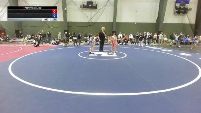 U14 FS - 100 lbs Quarters - Mathew Kinane, Washington vs Kataleana Warner, Mat Rats Rebooted Wrestling