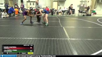 130 lbs Cons. Round 3 - Gavin Cantera, Louisville vs Caldwell Ford, The Compound