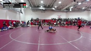 106 lbs Champ. Round 1 - Griffin Arnesen, Rocky Mountain vs Ezekiel Ortiz, Fort Lupton