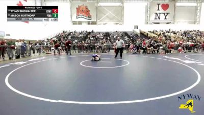 70 lbs Champ. Round 2 - Mason Rotthoff, Purple Eagles Wrestling Academy vs Tylas Showalter, Canastota Raider Wrestling Club