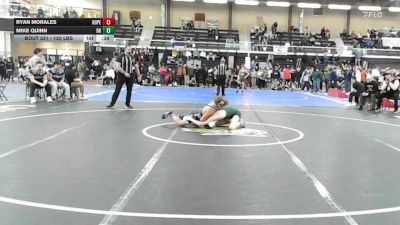 120 lbs Consi Of 8 #2 - Ryan Morales, Hope vs Mike Quinn, Bishop Hendricken