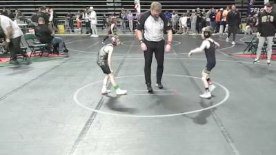 50 lbs Round Of 32 - Parker Sauer, All I See Is Gold Academy vs Easton Layton, Upper Township