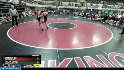 132 lbs Semis & 1st Wrestleback (8 Team) - Sam Bethke, Stillwater vs Nolan Vogel, Joliet Catholic