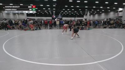 105 lbs Cons. Sub-rd Of 16 - Cooper Bradley, Open Mats Wrestling Club vs Landin Ayala, Sebolt Wrestling Academy