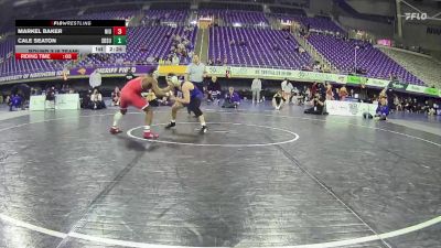 133 lbs Round 3 (6 Team) - Markel Baker, Northern Illinois vs Cale Seaton, South Dakota State