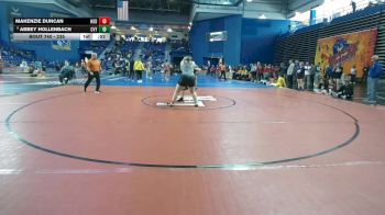 235 lbs Cons. Round 6 - Abbey Hollenbach, Cumberland Valley vs Makenzie Duncan, Hodgson