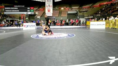 Bantam - 53 lbs Quarters - Kainoa Gacuma, Reign Wrestling Club vs Rocco Granata, Driller Wrestling Club