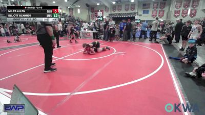 110 lbs Rr Rnd 3 - Clayton Warner, Sallisaw Takedown Club vs Zayne Chappell, Tulsa Blue T Panthers