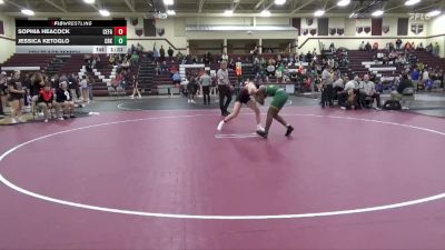 JV-19 lbs 5th Place Match - Sophia Heacock, Cedar Falls vs Jessica Ketoglo, Cedar Rapids Kennedy