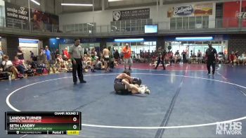 132 lbs Champ. Round 2 - Landon Turner, Harpeth Takedown Club vs Seth Landry, Sulphur Jr Storm Wrestling Clu