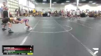 72 lbs Round 2 (8 Team) - Hunter Carl, U2 Upstate Uprising White vs Jace Beaston, FL Scorpions