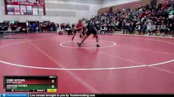 195 lbs Cons. Round 3 - Giovani Govea, Sibley East vs Cory Kitchel, Blue Earth Area