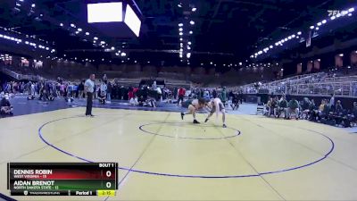 184 lbs Round 1 (4 Team) - Dennis Robin, West Virginia vs Aidan Brenot, North Dakota State