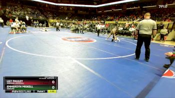 115 Class 1 lbs Champ. Round 1 - Emmersyn Miskell, Warsaw vs Lily Pauley, Windsor (Imperial)