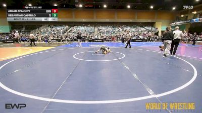61 lbs Consi Of 8 #2 - Adlan Afaunov, EGWA vs Sebastian Castillo, Takedown Elite
