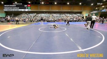 61 lbs Consi Of 8 #2 - Adlan Afaunov, EGWA vs Sebastian Castillo, Takedown Elite