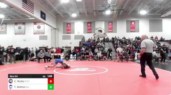 145 lbs Round Of 16 - Elvis Myles, Portsmouth vs Talen Walton, Salem