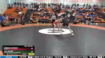 126 lbs Cons. Round 3 - Jordan Schmidt, Solon vs Jax Miller, West Delaware, Manchester