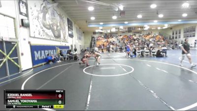 138 lbs Cons. Round 6 - Samuel Yokoyama, Los Alamitos vs Ezekiel Rangel, Central East