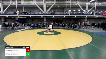 184 lbs Semifinal - Brock Delsignore, North Carolina State-Unattached vs Daniel Lawrence, Army-West Point