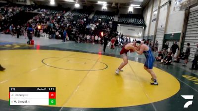 215 lbs Champ. Round 1 - Matthias Benzel, Alliance Bulldogs vs Jacob Henery, Neligh-Oakdale