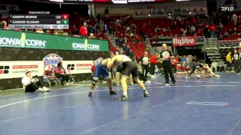 3A-215 lbs Cons. Round 5 - Joseph Monge, Lewis Central vs Carson Slorah, Indianola