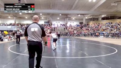 AA 165 lbs Champ. Round 1 - Mitchell Spillers, Collierville High School vs Brodie Melzoni, Nolensville High School