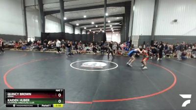 106-109 lbs Cons. Round 1 - Kaiden Huber, Cashmere Wrestling Club vs Quincy Brown, NWWC