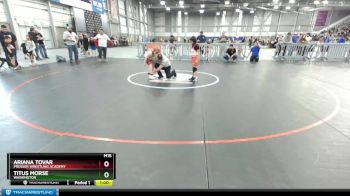 Round 1 - Titus Morse, Washington vs Ariana Tovar, Prosser Wrestling Academy