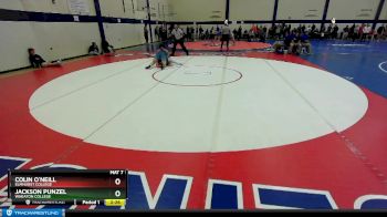 197 lbs Champ. Round 2 - Jackson Punzel, Wheaton College vs Colin O`Neill, Elmhurst College