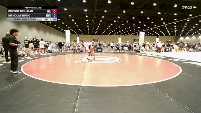 100 lbs Cons. Quarters - Bryson Twillman, Eierman Elite vs Nicholas Rubio, Big Game Wrestling Club