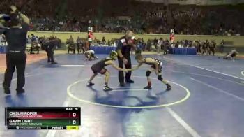 64 lbs Round 2 - Chisum Roper, Clinton Youth Wrestling vs Gavin Light, Coweta Youth Wrestling