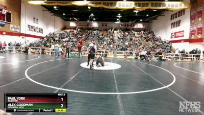 215 lbs Cons. Round 1 - Paul York, Riverton vs Alex Goodman, Mountain View