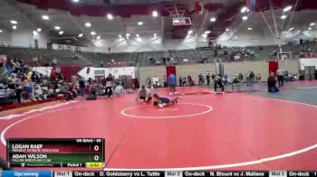 85 lbs Round 1 - Logan Raef, Midwest Extreme Wrestling vs Adam Wilson, Falcon Wrestling Club